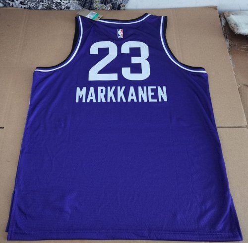 Maillot 23 Markkanen Utah Jazz 2023-24 City Edition Violet