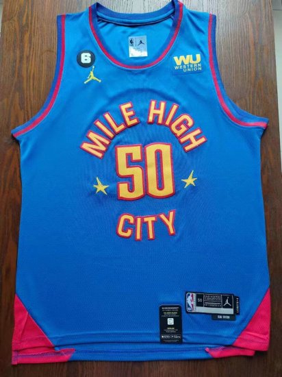 Maillot Basket 50 Gordon Nuggets 2022-23 Statement Edition Bleu