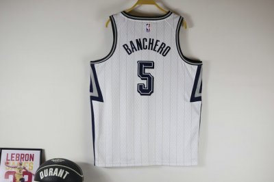 Maillot de Basket 5 Banchero Magic 2024-25 City Edition Blanc