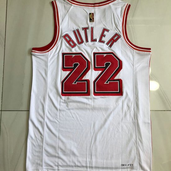 Maillot de Basket Miami Heat 22 Butler Classic Blanc