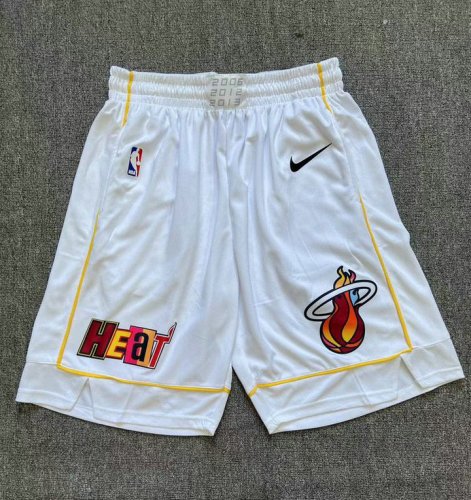 Short Miami Heat 2022-23 City Blanc