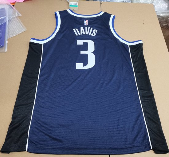 Maillot 3 Davis Dallas Mavericks 2022-23 Statement Edition Navy