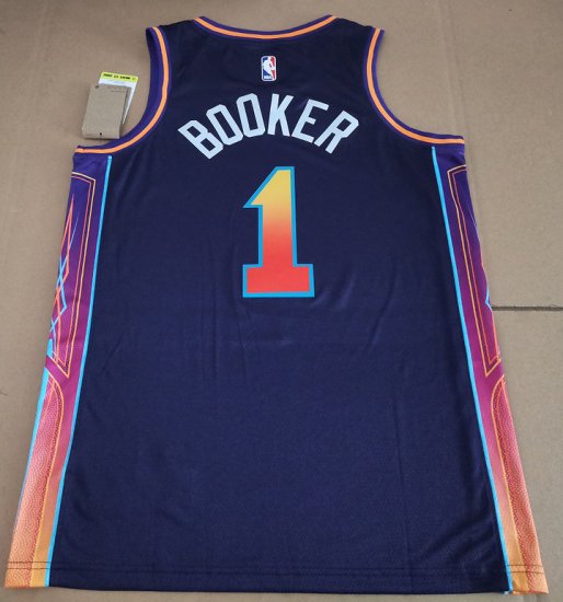 Maillot Phoenix Suns 1 Booker Suns 2023-24 City Edition Violet