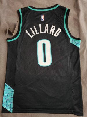 Maillot de Basket 0 Lillard Blazers 2022-23 City Edition