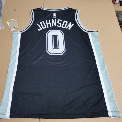 Maillot 0 Johnson San Antonio Spurs Noir