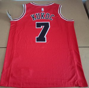 Maillot Basket 7 Kukoc Chicago Bulls Rouge