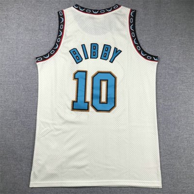 Maillot de Basket 10 Bibby Memphis Grizzlies Cream