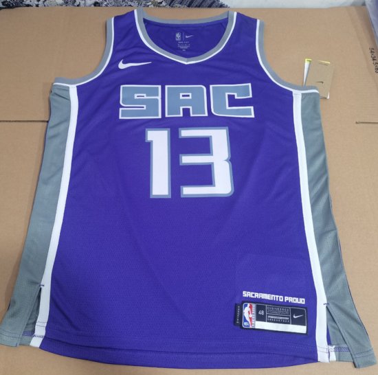 Maillot de Basket 13 Murray Sacramento Kings Violet