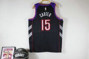 Maillot de Basket 15 Carter Raptors Retro Violet