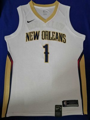 Maillot de Basket 1 Williamson Pelicans Blanc