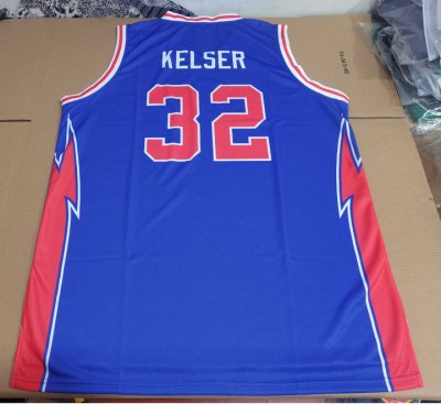 Maillot de Basket 32 KELSER Detroit Pistons Bleu