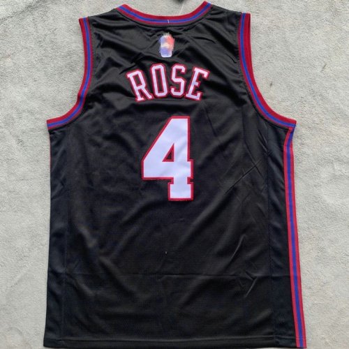 Maillot de Basket 4 Rose New York Knicks Noir