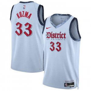 Maillot de Basket 33 Kuzma Washington Wizards 2025 City Edition Blanc