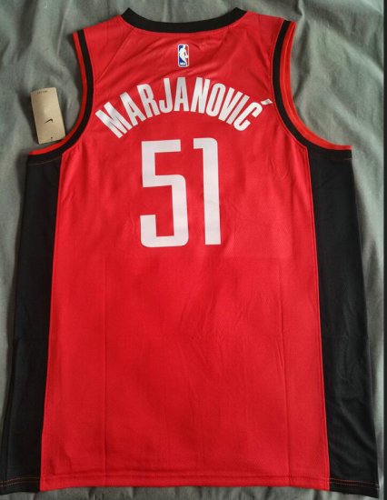 Maillot 51 Marjanovic Rockets 2021-22 City Edition Rouge