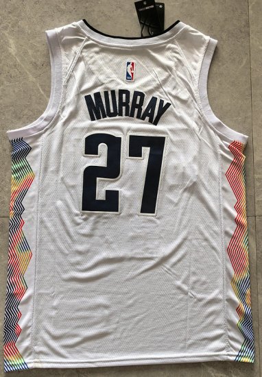 Maillot Basket 27 Murray Nuggets 2024-25 City Edition Blanc