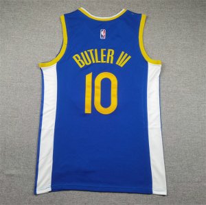 Maillot de Basket 10 Butler III Warriors Bleu