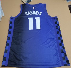 Maillot de Basket 11 Sabonis Sacramento Kings 2023-24 Statement Edition