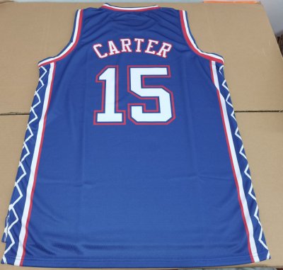 Maillot de Basket 15 Vince Carter Nets 2006-07 Vintage Bleu Marine