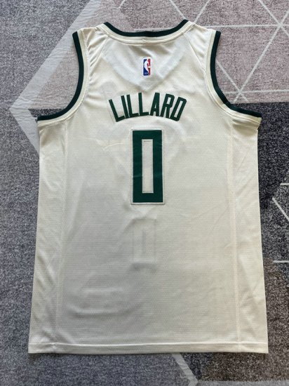 Maillot de Basket Bucks 2018 Lillard 0 City Edition