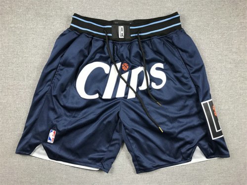 Short Los Angeles Clippers 2023-24 city just don Bleu