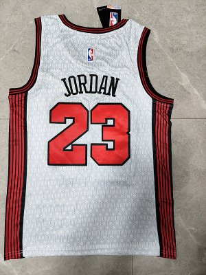 Maillot Basket 23 Jordan Bulls 2022-23 City Edition Blanc