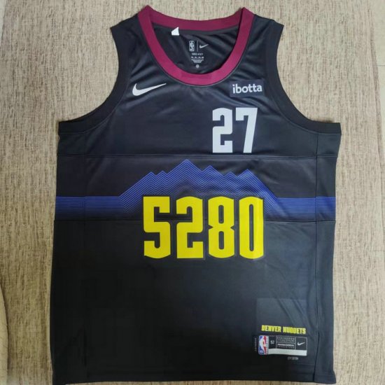 Maillot Basket 27 Murray Nuggets 2023-24 City Edition Noir