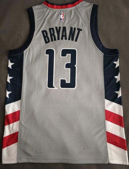 Maillot de Basket 13 Bryant Wizards 2020-21 City Edition Gris