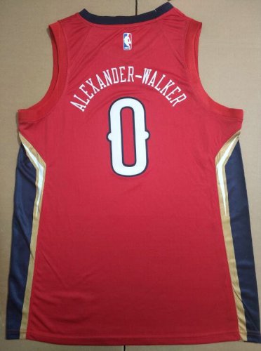 Maillot de Basket 0 Alexander-walker Pelicans Rouge