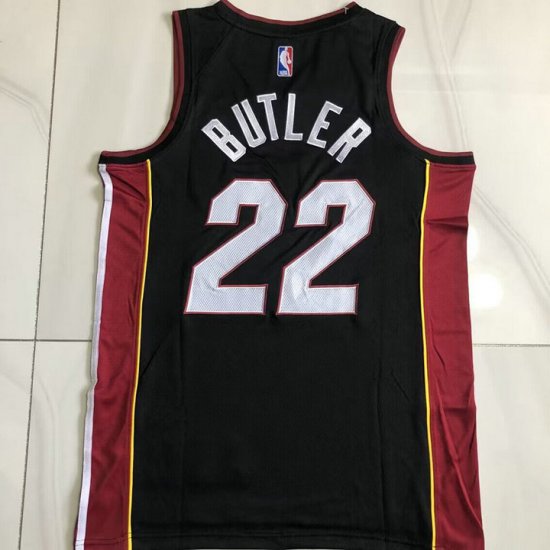 Maillot de Basket 22 Butler Miami Heat Noir