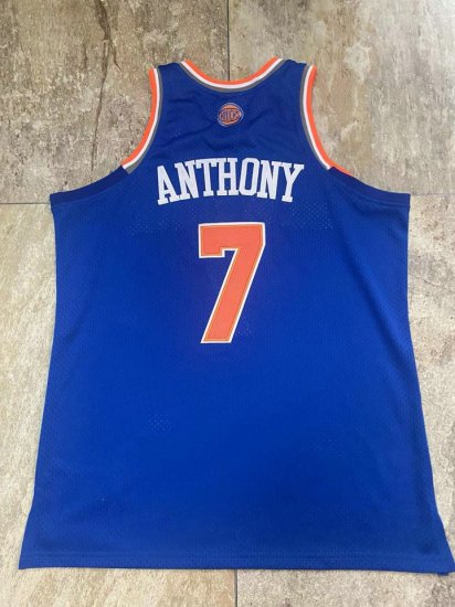 Maillot de Basket 7 Anthony Knicks 2012-13 Bleu