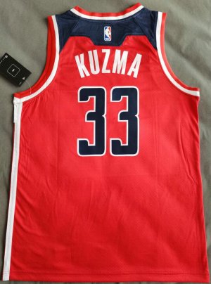 Maillot de Basket Washington Wizards 33 Kuzma Rouge