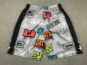 San Antonio Spurs Just don shorts graffiti