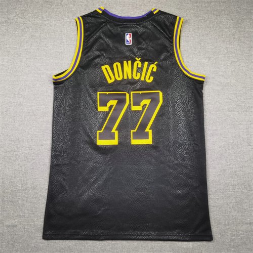 Maillot 77 Doncic Lakers 23-24 Special Noir