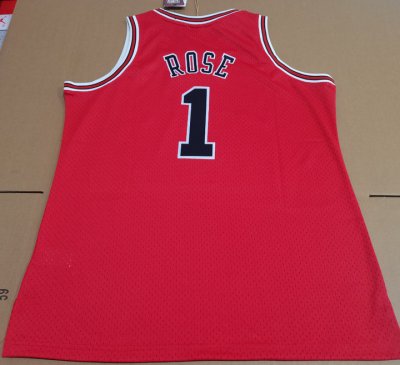 Maillot de Basket 1 Rose Chicago Bulls 2008-09 Rouge