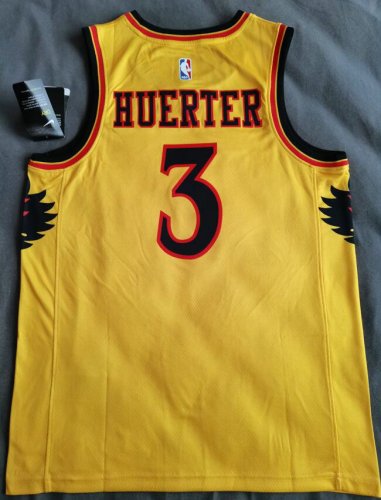 Maillot Atlanta Hawks 2021 2022 Huerter 3 City Edition Jaune