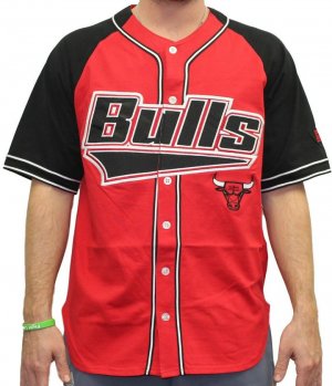 Maillot Baseball Chicago Bulls Rouge