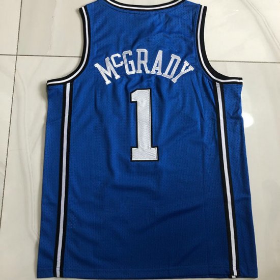 Maillot de Basket 1 Mcgrady Magic 2003-04 Bleu