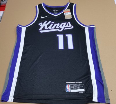 Maillot de Basket 11 Sabonis Sacramento Kings Noir