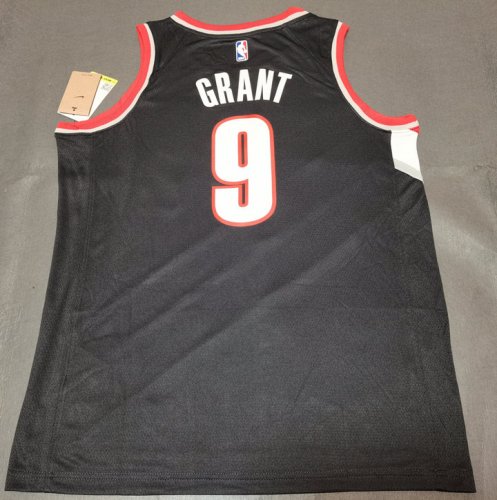 Maillot de Basket 9 Grant Portland Trail Blazers Noir