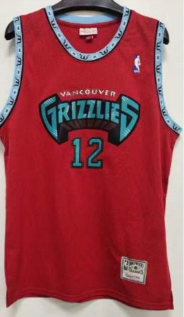 Maillot Basket 12 Morant Memphis Grizzlies Rouge