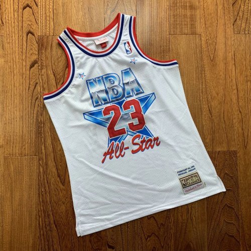 Maillot Basket 23 Jordan 1991 All star Blanc