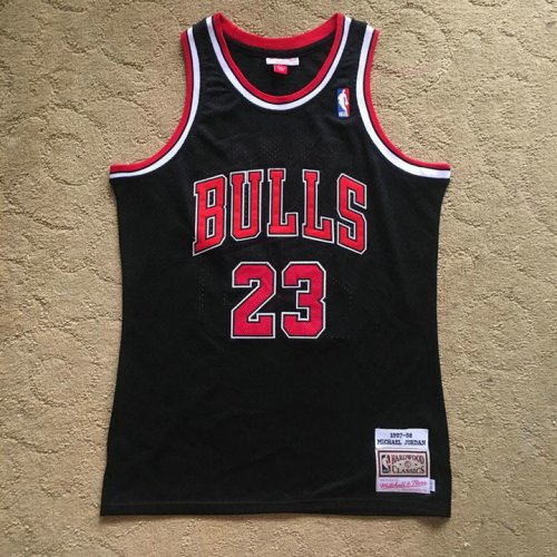 Maillot Basket 23 Jordan Bulls 1997-98 Noir