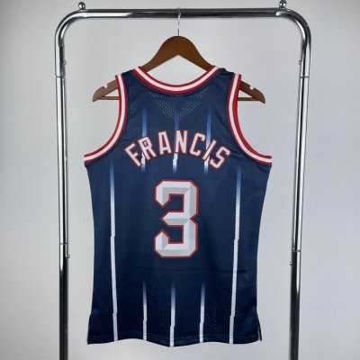 Maillot Basket 3 Steve Francis Rockets 1999-2000 Bleu