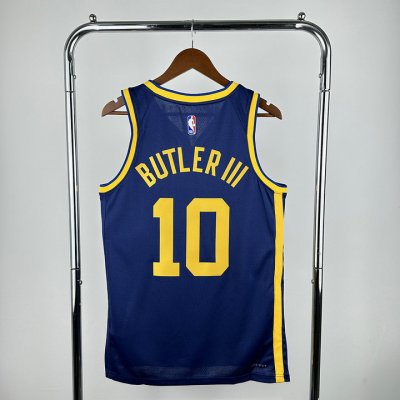 Maillot de Basket 10 Butler III Warriors 2024 Statement Bleu