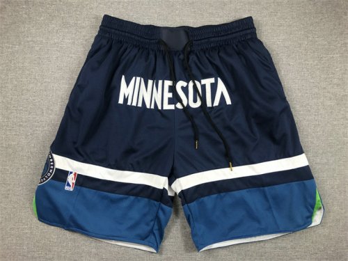 Short Minnesota Timberwolves just don throwback Bleu