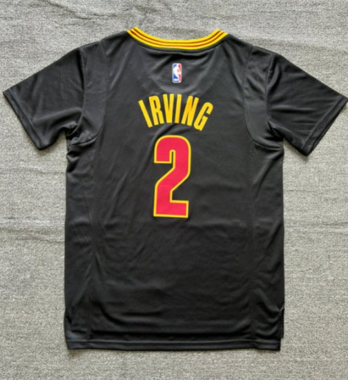 Maillot Basket 2 Irving Cleveland Cavaliers Noir Manche Courte