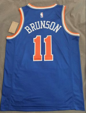 Maillot de Basket 11 Brunson New York Knicks Bleu