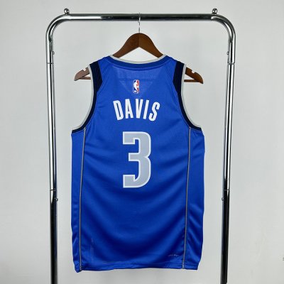 Maillot de Basket 3 Davis Dallas Mavericks Bleu