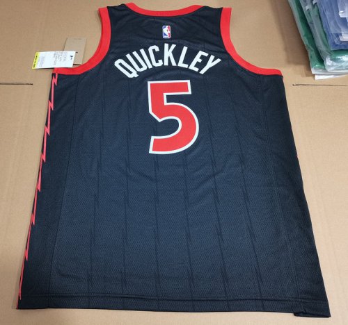 Maillot de Basket 5 Quickley Raptors 2023 Statement Edition