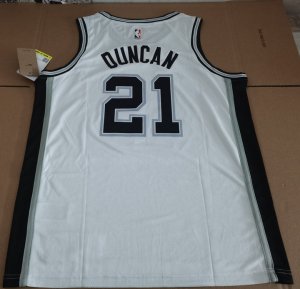 Maillot 21 Duncan Spurs Blanc